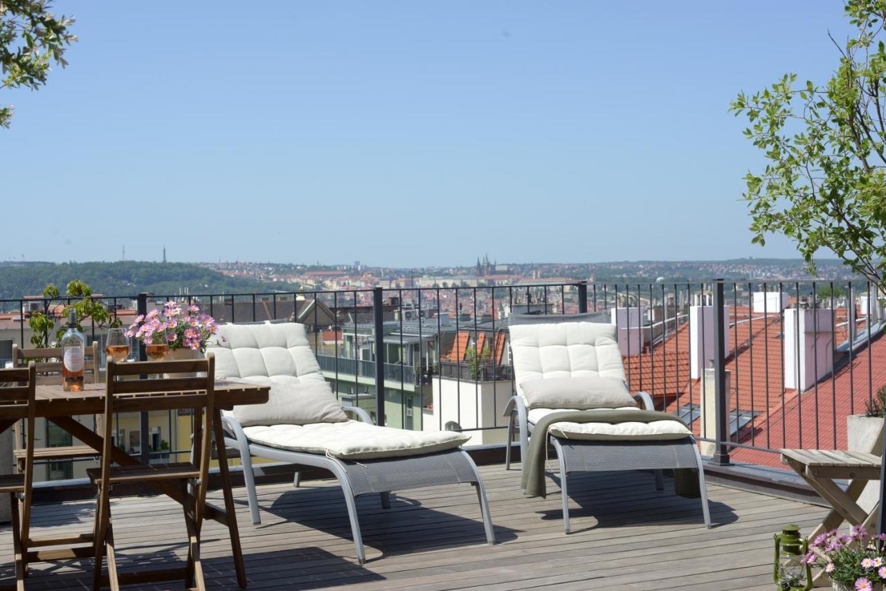 Luxury Penthouse Apartment Praga Esterno foto