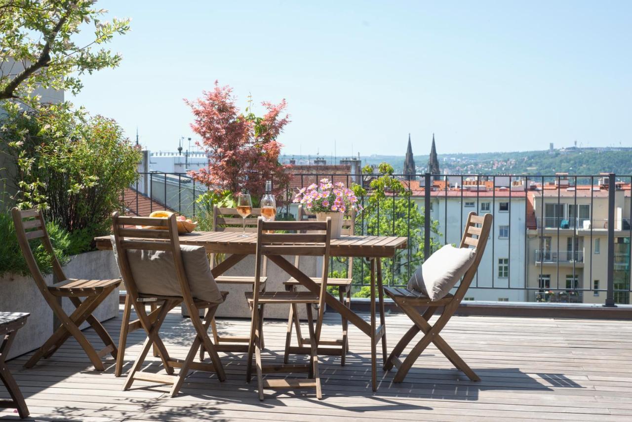 Luxury Penthouse Apartment Praga Esterno foto