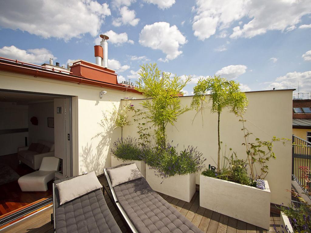 Luxury Penthouse Apartment Praga Camera foto
