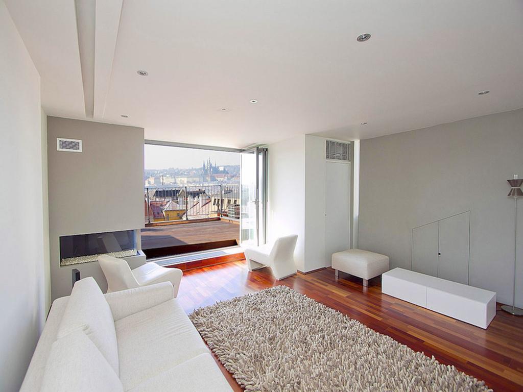 Luxury Penthouse Apartment Praga Camera foto